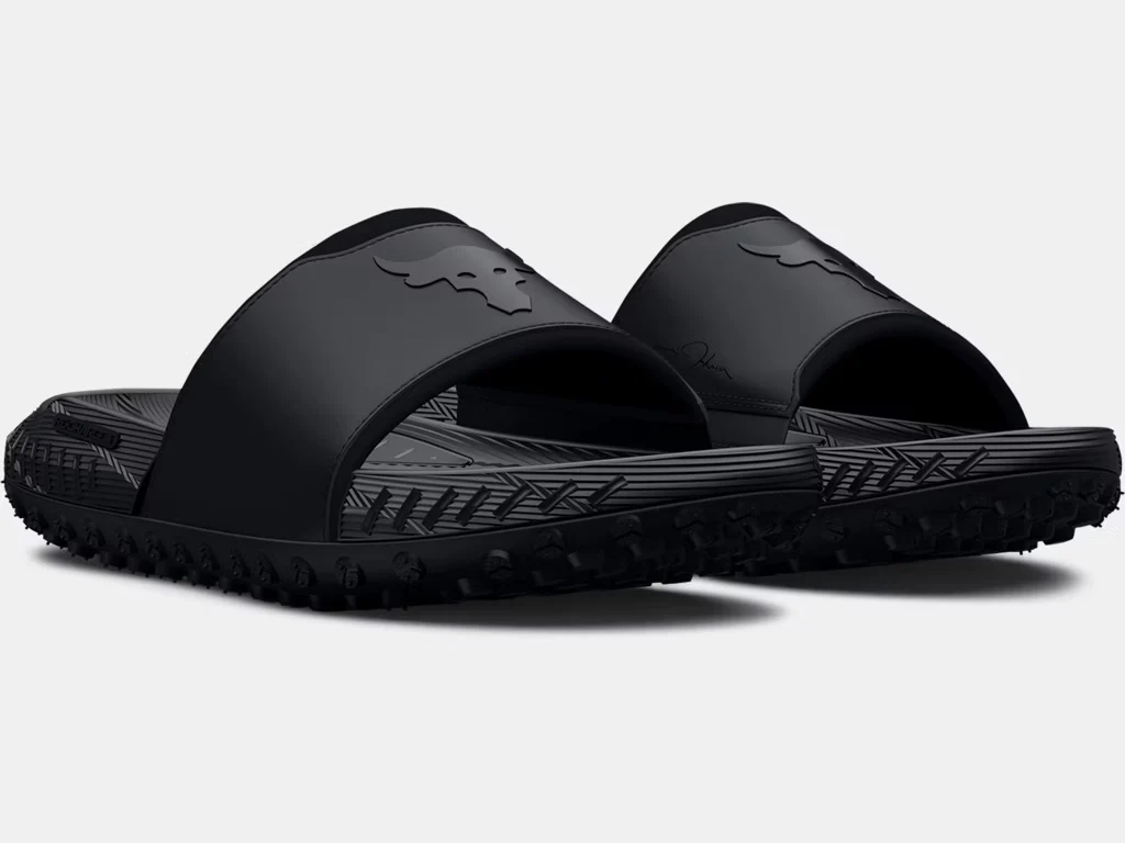 Under Armour Men's Project Rock 3 Slides Sandal - Image 2