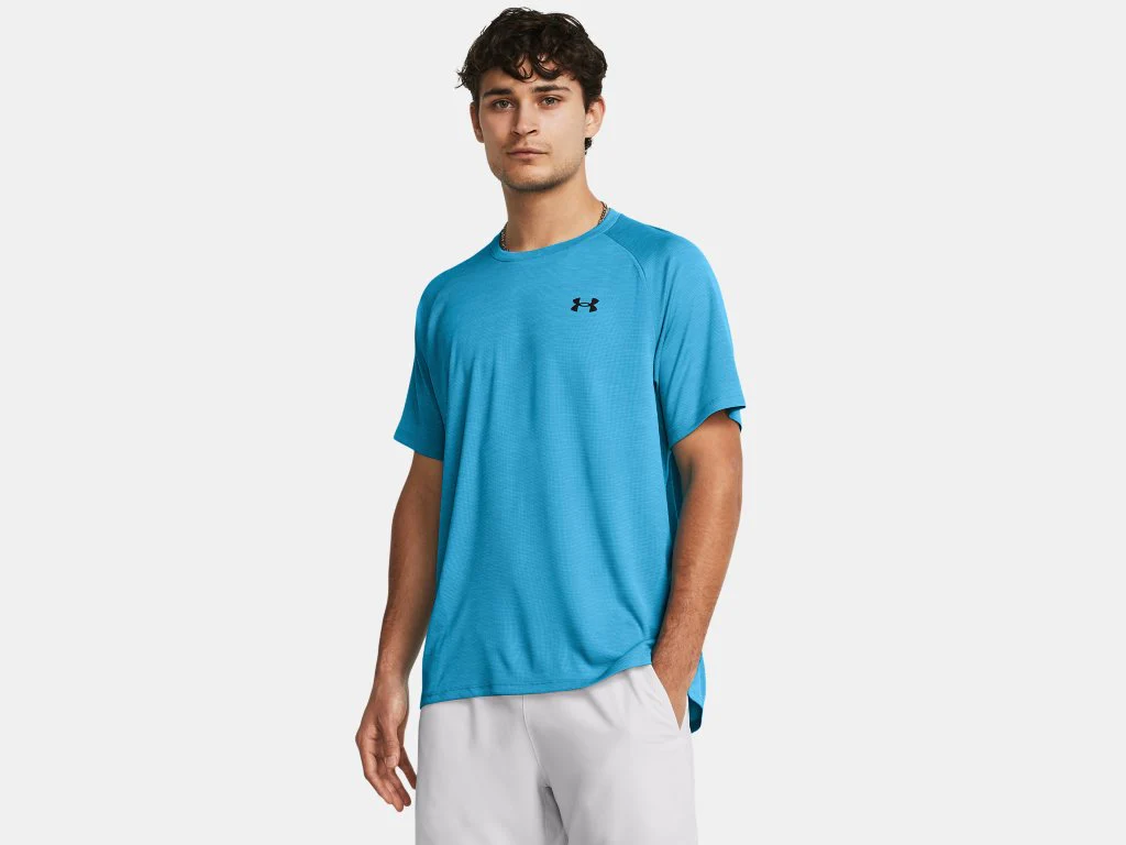 Under Armour Men's Tech Textured T-Shirt - Image 5