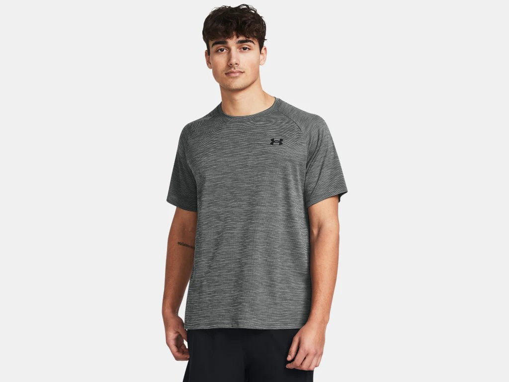 Under Armour Men's Tech Textured T-Shirt - Image 7