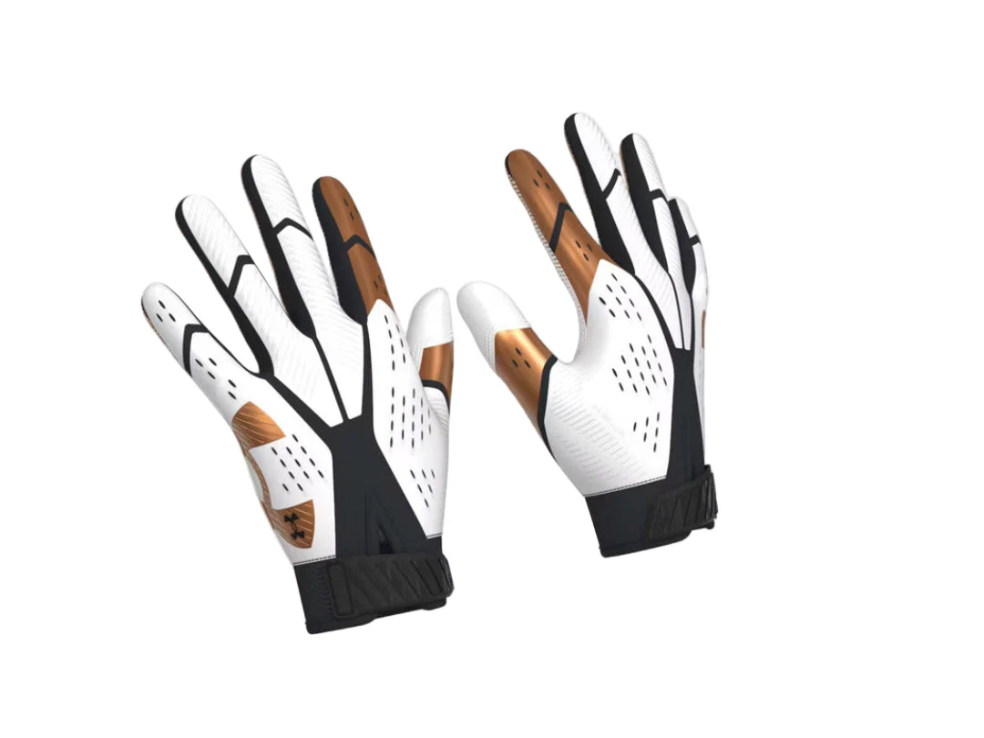 Under Armour Senior Blur Football Receiver Gloves - Image 2