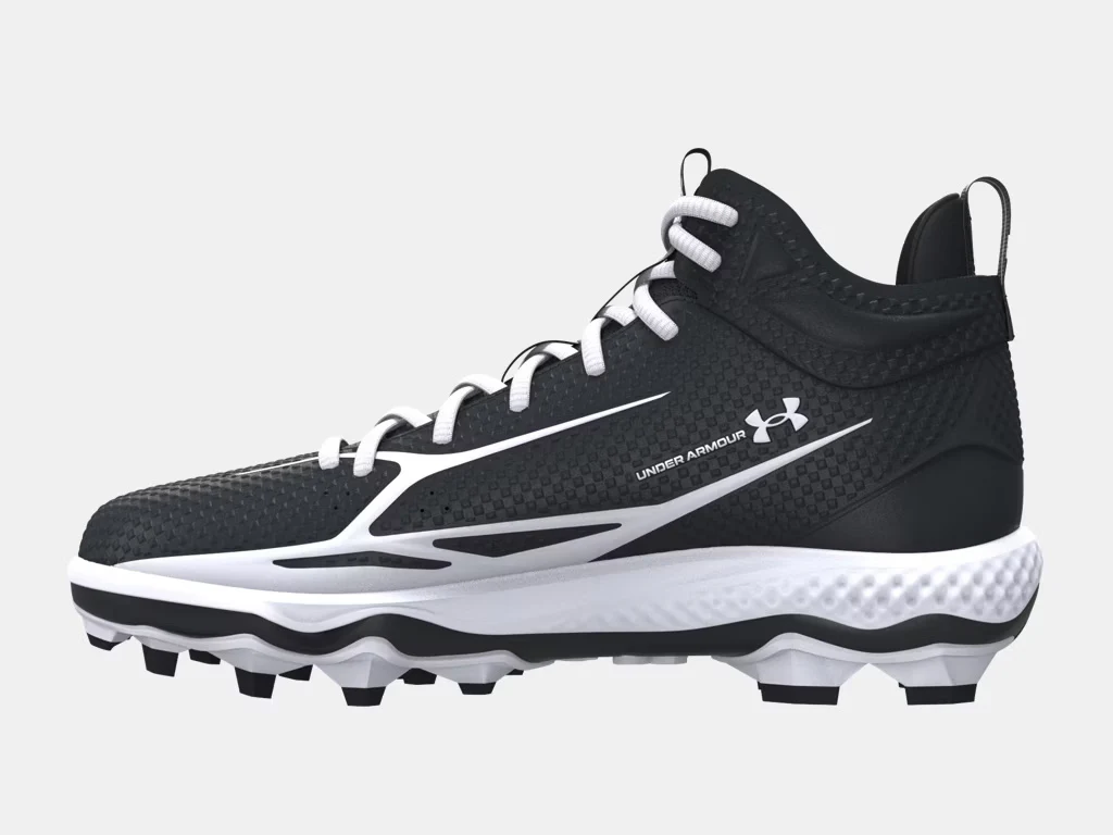 Under Armour Senior Spotlight Mid Football Cleats - Image 2