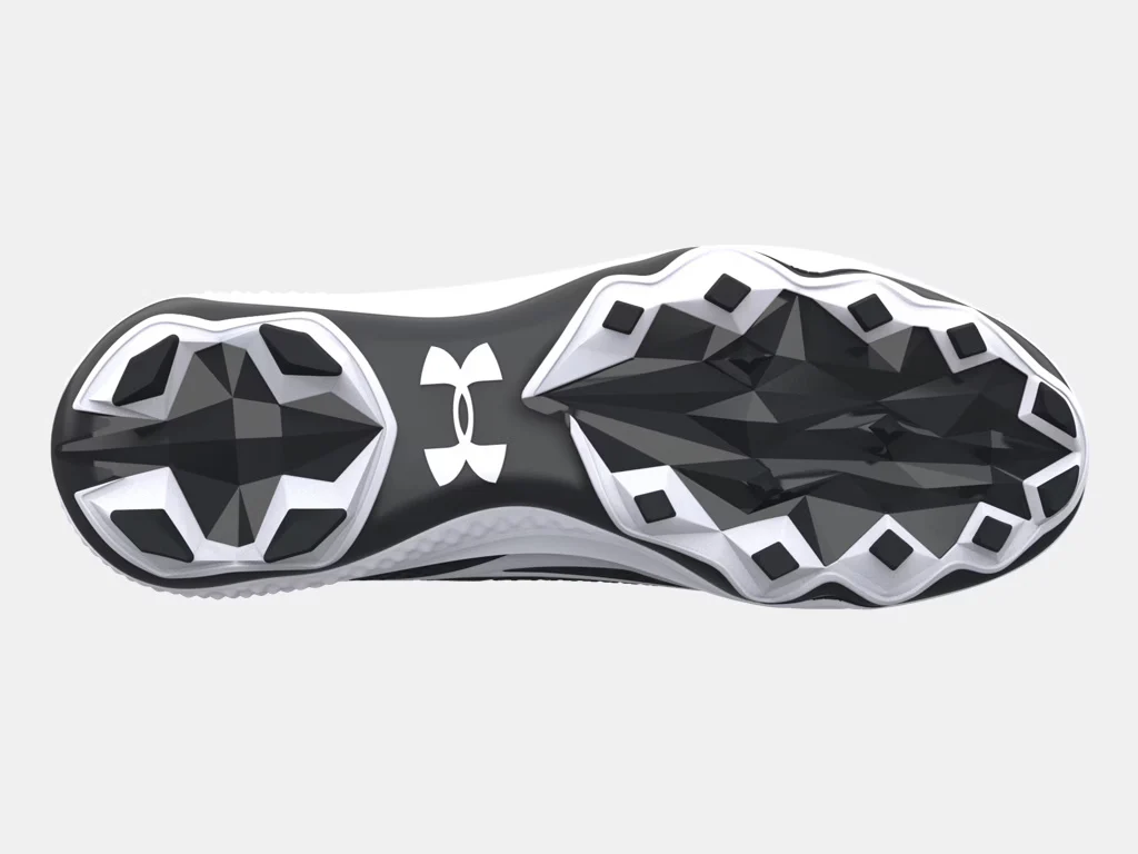 Under Armour Senior Spotlight Mid Football Cleats - Image 4