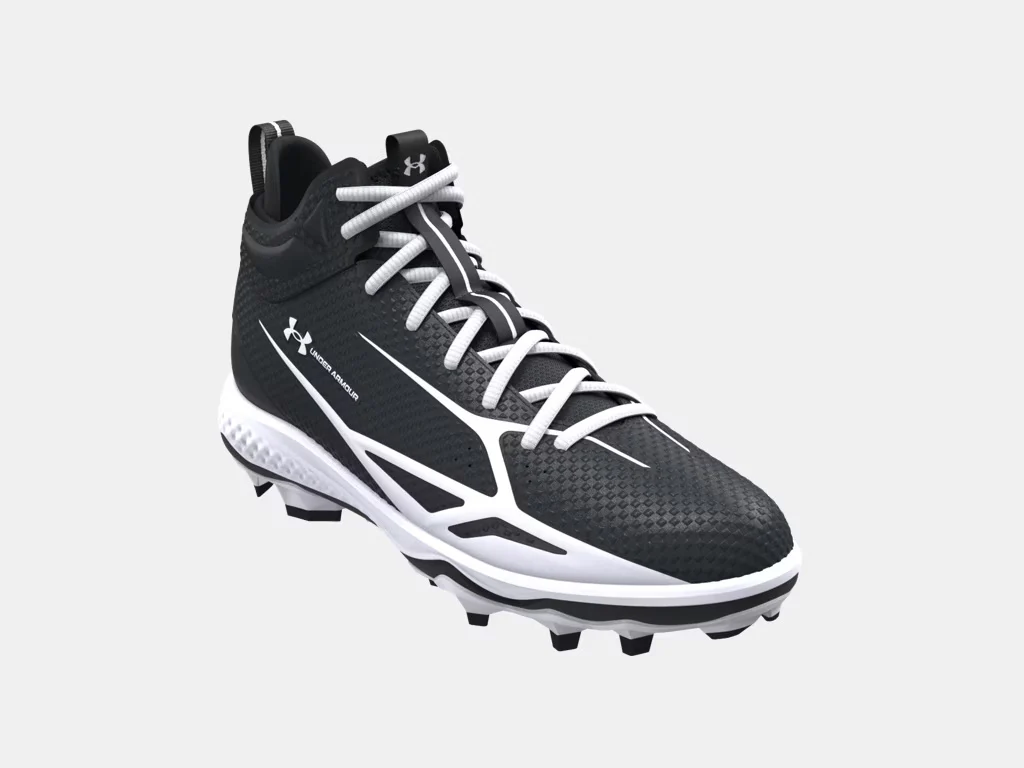 Under Armour Senior Spotlight Mid Football Cleats - Image 5