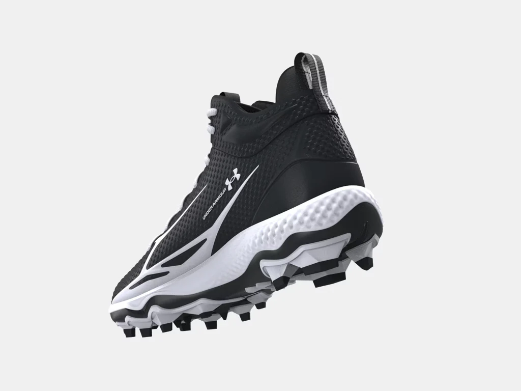 Under Armour Senior Spotlight Mid Football Cleats - Image 6