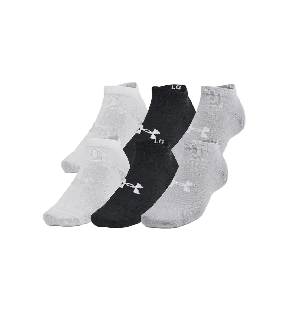 Under Armour Senior Essential Low Cut Sock 6-Pack