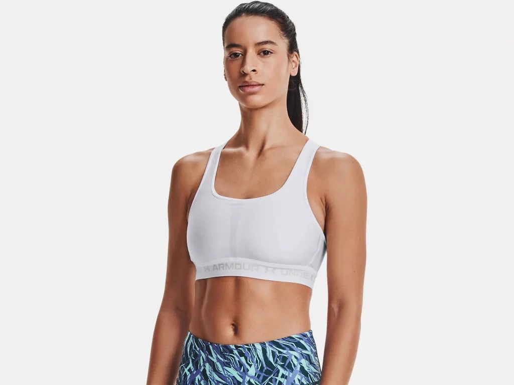 Under Armour Women's Crossback Mid Sports Bra - Image 3