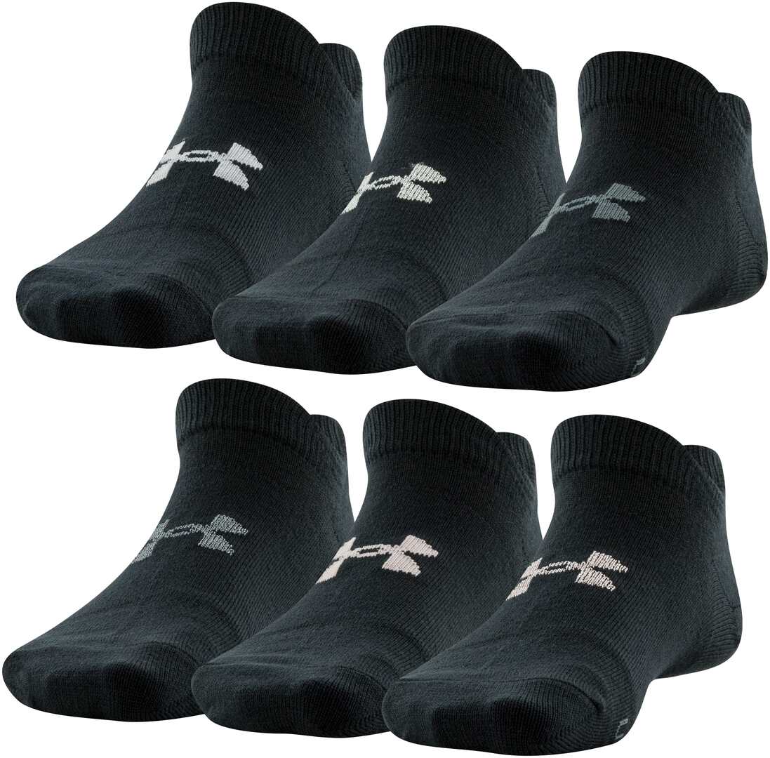 Under Armour Women's Essential No Show Sock 6-Pack