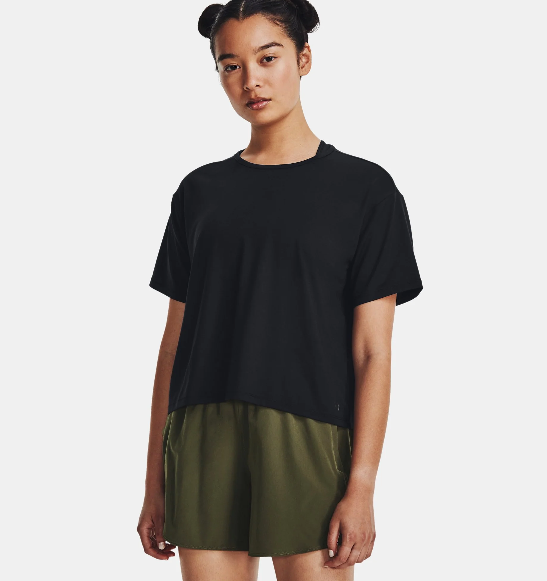 Under Armour Women's Motion Crop T-Shirt - Image 3