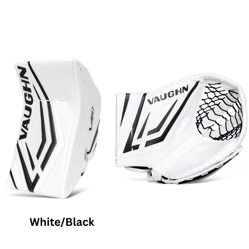 Vaughn Intermediate Velocity VX1 Hockey Goalie Trapper+Blocker