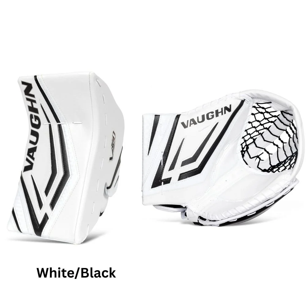 Vaughn Senior Velocity VX1 Pro Hockey Goalie Trapper+Blocker