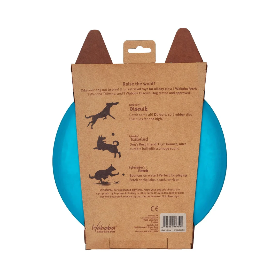 Waboba Woofgames 3-Pack Dog Retrieval Toys - Image 2
