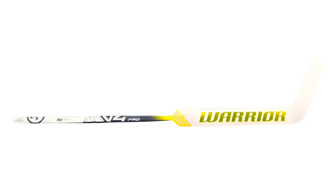 Warrior Senior V4 Pro White/Navy/Gold Hockey Goalie Stick