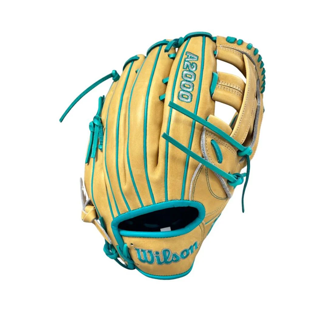 Wilson A2000 1750 May 2026 Custom Tan/Green Baseball Glove