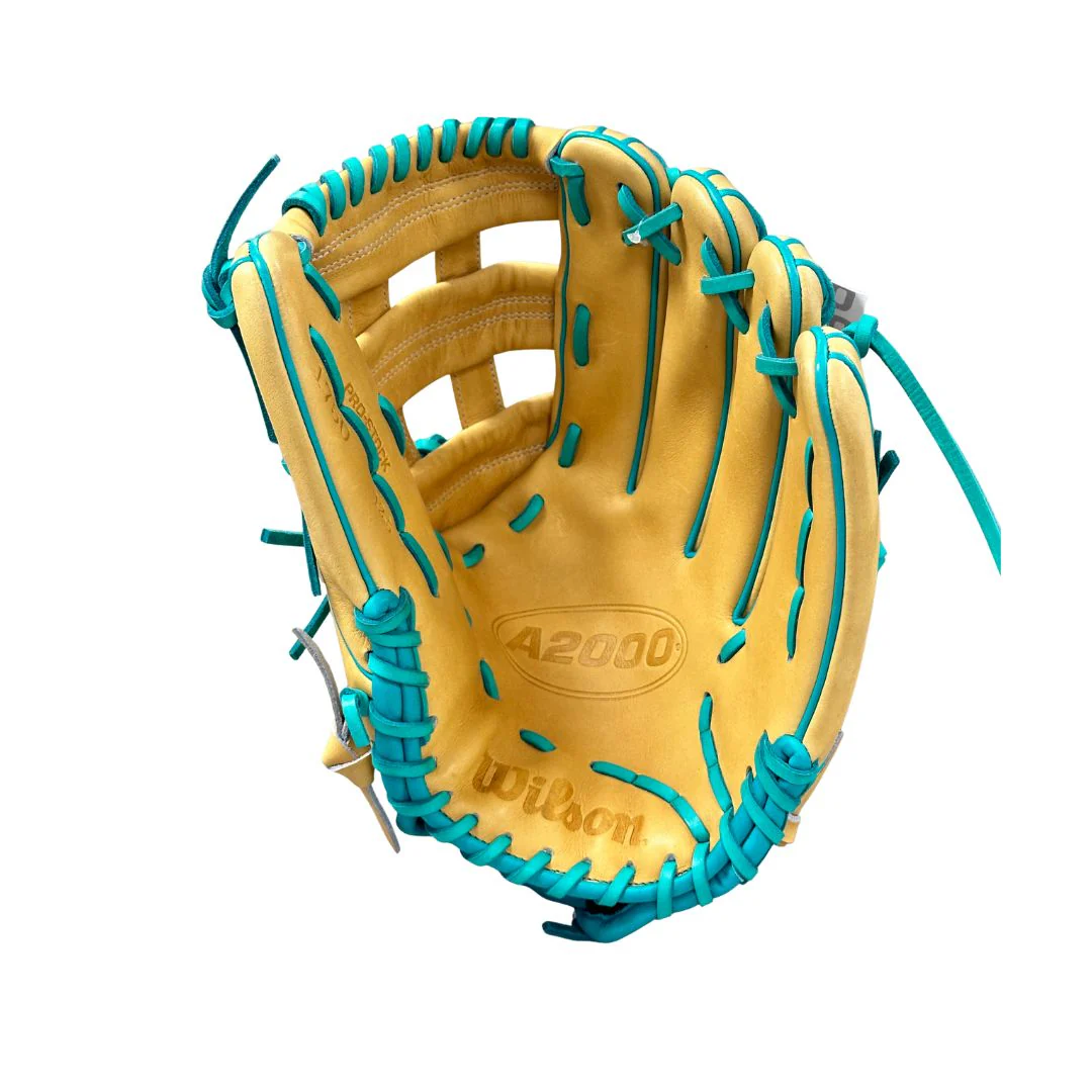 Wilson A2000 1750 May 2026 Custom Tan/Green Baseball Glove - Image 2