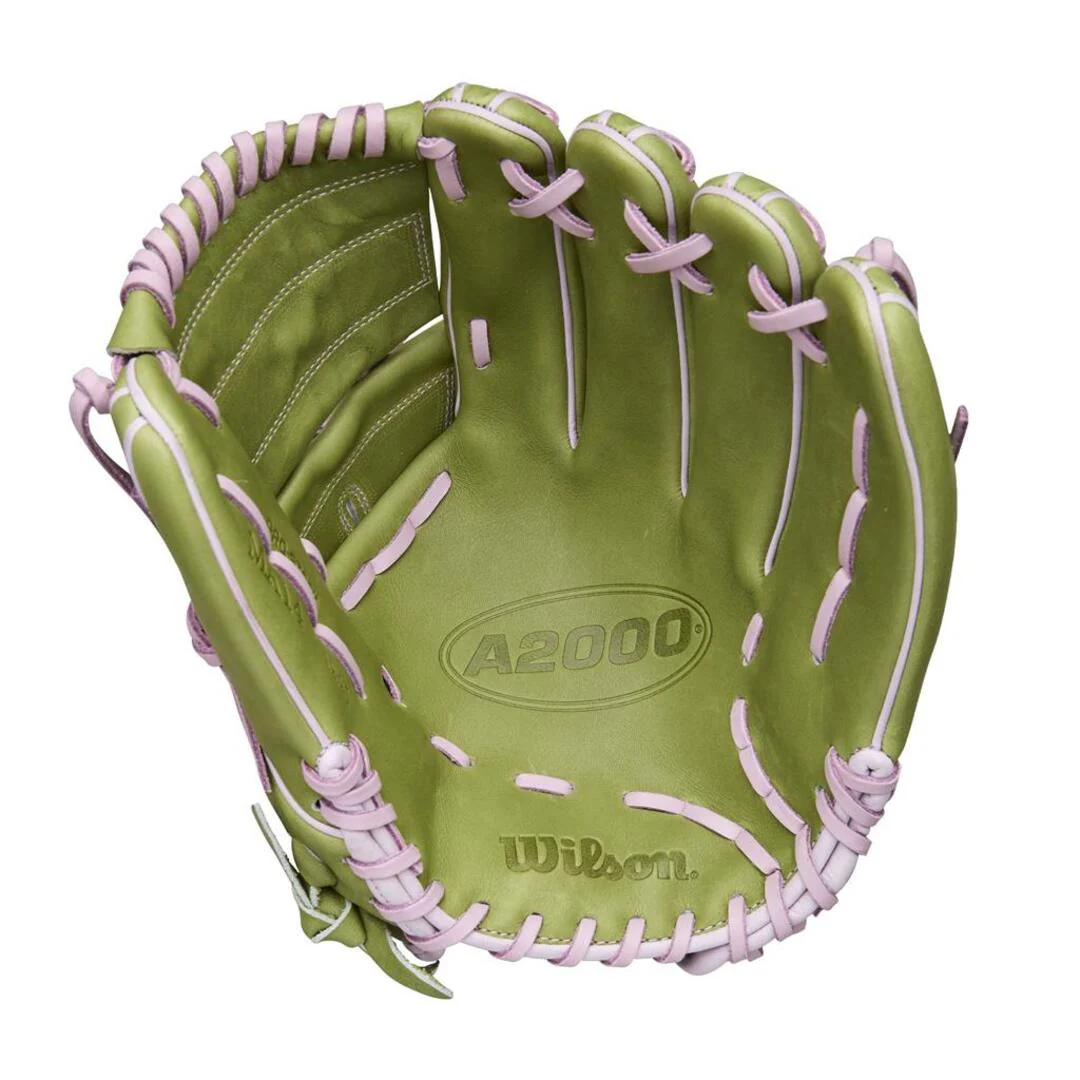 Wilson A2000 MA14 WBW103487 Olive Fastpitch Glove - Image 2