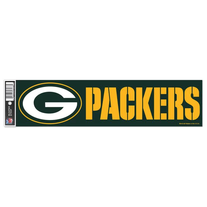 Wincraft NFL Green Bay Packers 3"x12" Bumper Strip