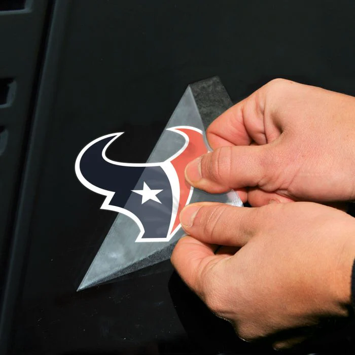 Wincraft NFL Houston Texans 4"x4" Perfect Cut Decal - Image 2