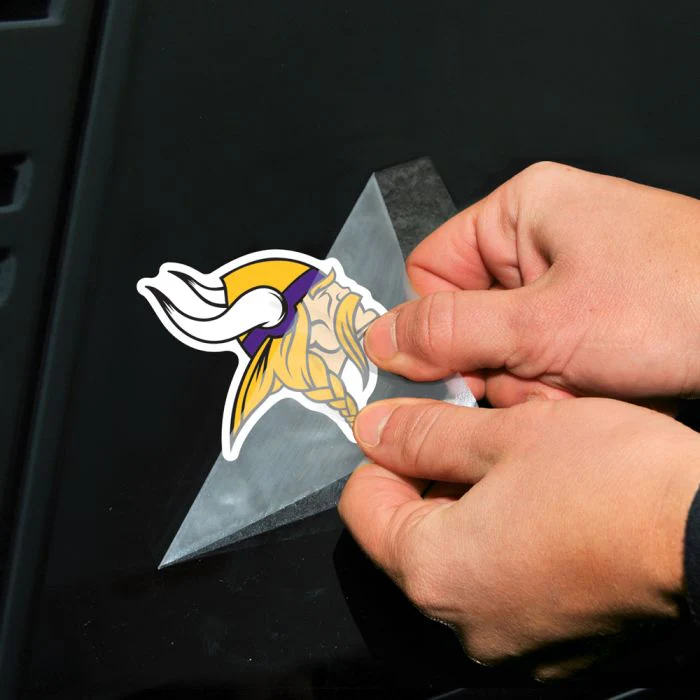 Wincraft NFL Minnesota Vikings 4"x4" Perfect Cut Decal - Image 2