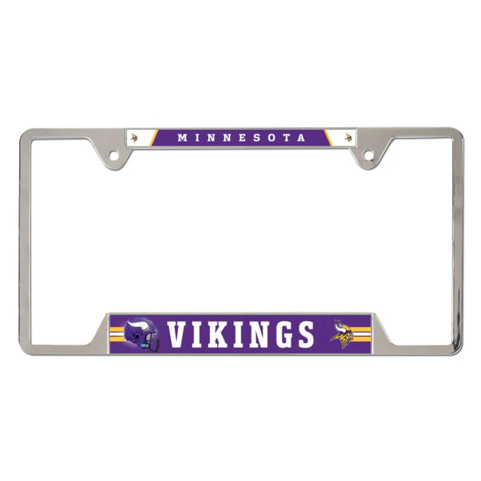 Wincraft NFL Minnesota Vikings Metal License Plate Frame