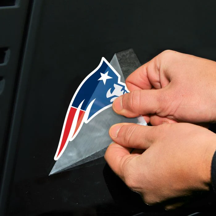 Wincraft NFL New England Patriots 4"x4" Perfect Cut Decal - Image 2
