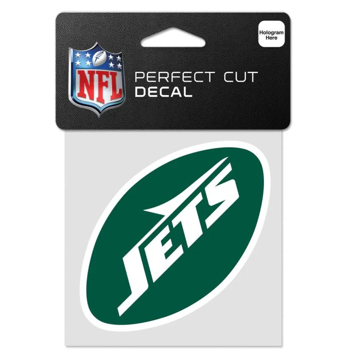 Wincraft NFL New York Jets 4"x4" Perfect Cut Decal