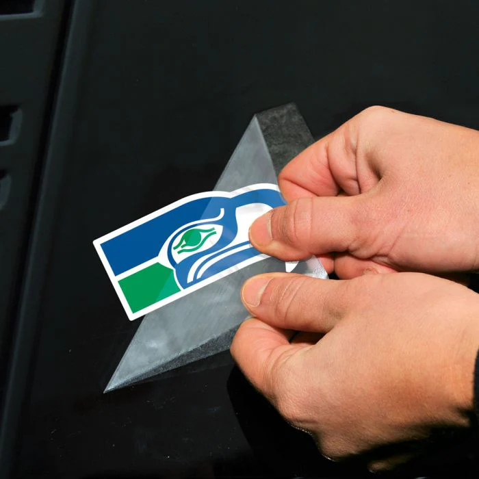 Wincraft NFL Seattle Seahawks 4"x4" Perfect Cut Decal - Image 2