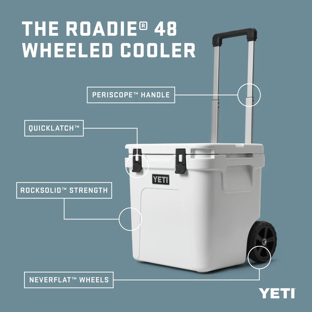 YETI Roadie 48 Wheeled Hard Cooler - Image 6