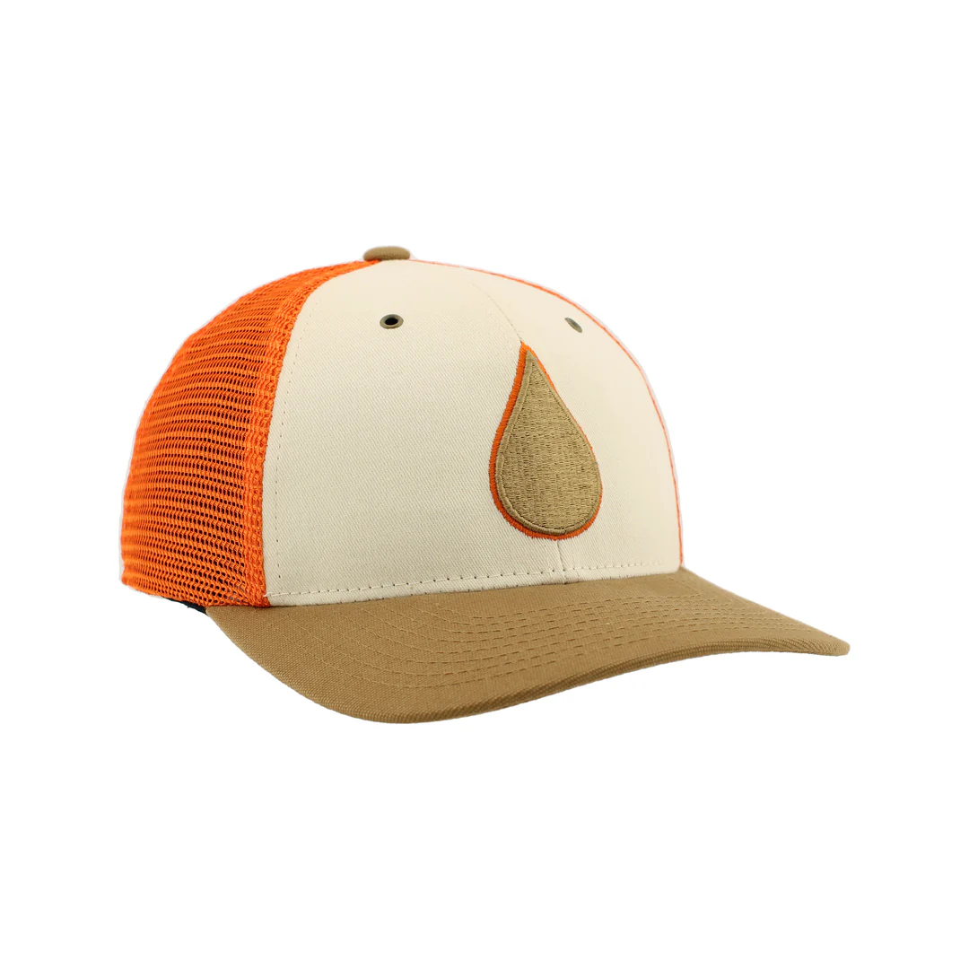 Zephyr Men's NHL Oil Drop Rabid Fan Adapt Hat Ivory/Copper/Orange - Image 3