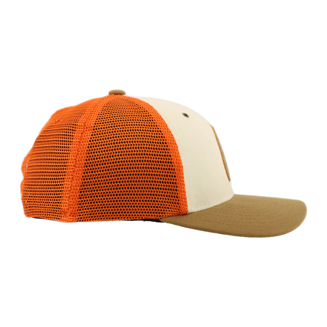 Zephyr Men's NHL Oil Drop Rabid Fan Adapt Hat Ivory/Copper/Orange - Image 4